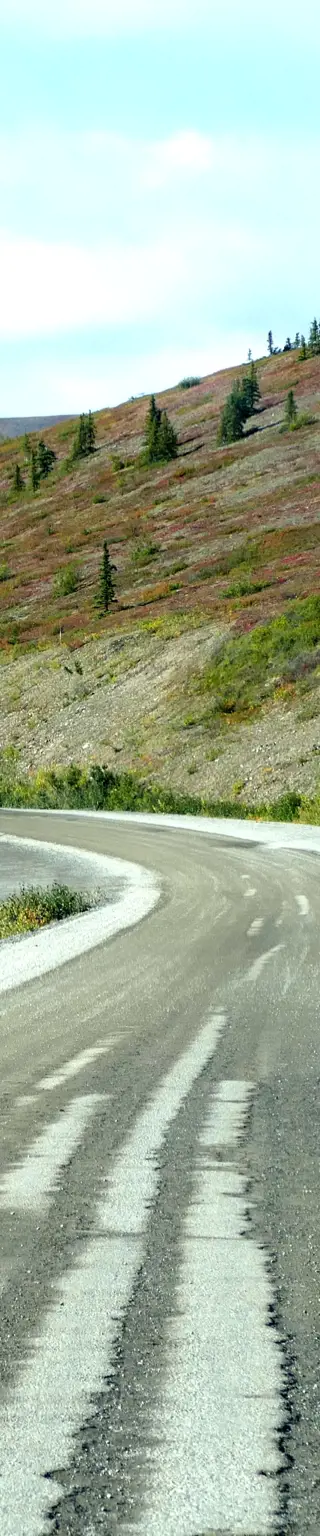 Befahre den Top of the World Highway